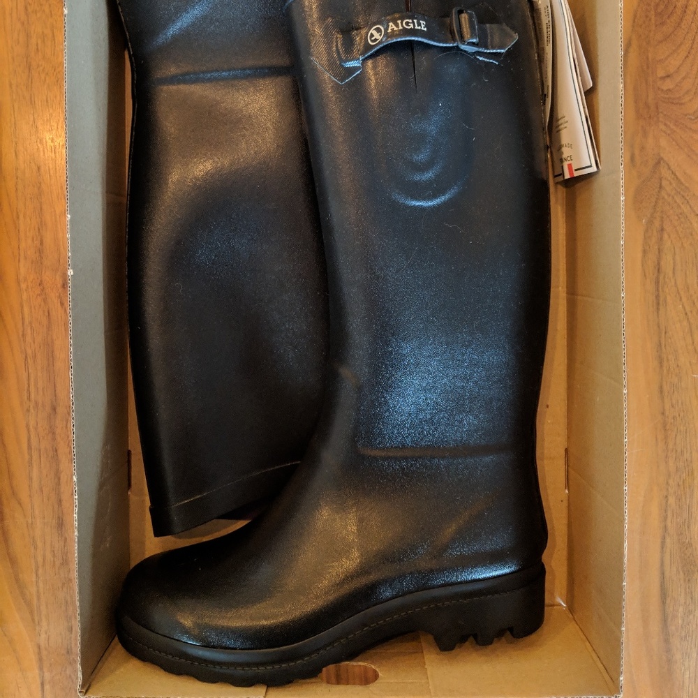 Aigle Aiglentine Wellington Boots, BNIB Unworn